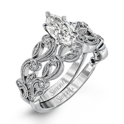 Wedding Set in 18k Gold with Diamonds
