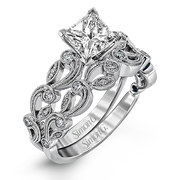 Wedding Set in 18k Gold with Diamonds