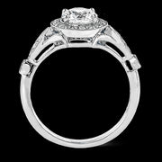 Engagement Ring in 18k Gold with Diamonds