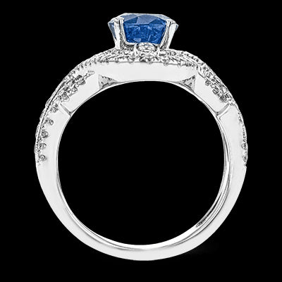 Color Ring in 18k Gold with Diamonds