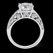 Engagement Ring in 18k Gold with Diamonds