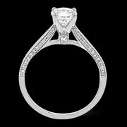 Engagement Ring in 18k Gold with Diamonds