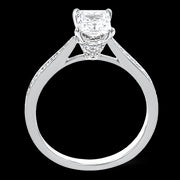 Engagement Ring in 18k Gold with Diamonds