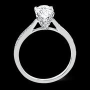 Engagement Ring in 18k Gold with Diamonds