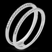 Wedding Set in 18k Gold with Diamonds