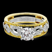 Wedding Set in 18k Gold with Diamonds