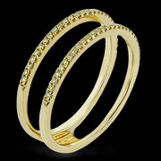 Wedding Set in 18k Gold with Diamonds