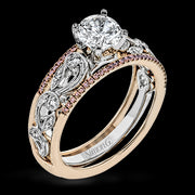 Wedding Set in 18k Gold with Diamonds