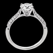 Engagement Ring in 18k Gold with Diamonds