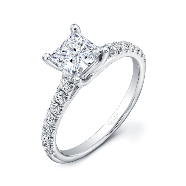 Uneek Unity Collection Cathedral Princess Engagement Ring