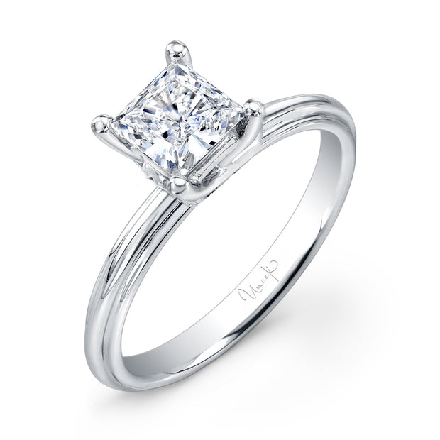 Uneek Unity Collection Solitaire Princess Engagement Ring