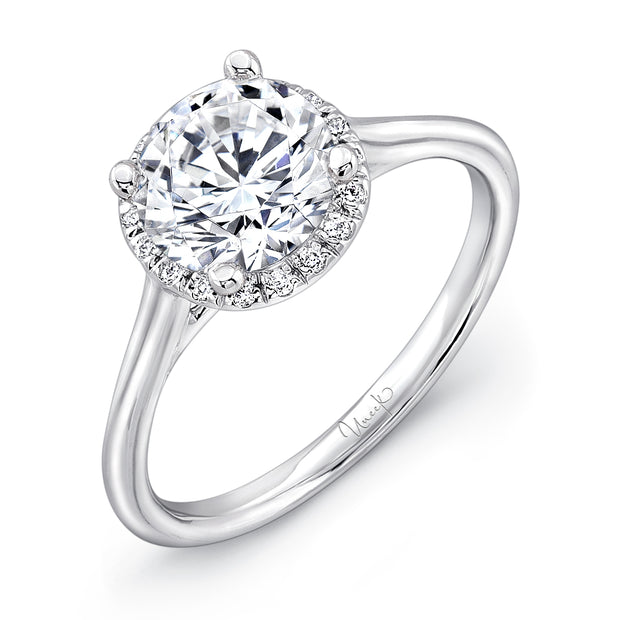 Uneek Unity Collection Halo Engagement Ring
