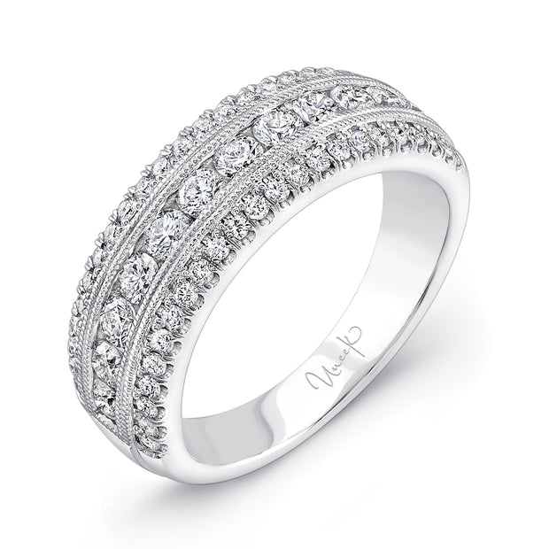 Uneek Unity Collection 3-Row Wedding Ring